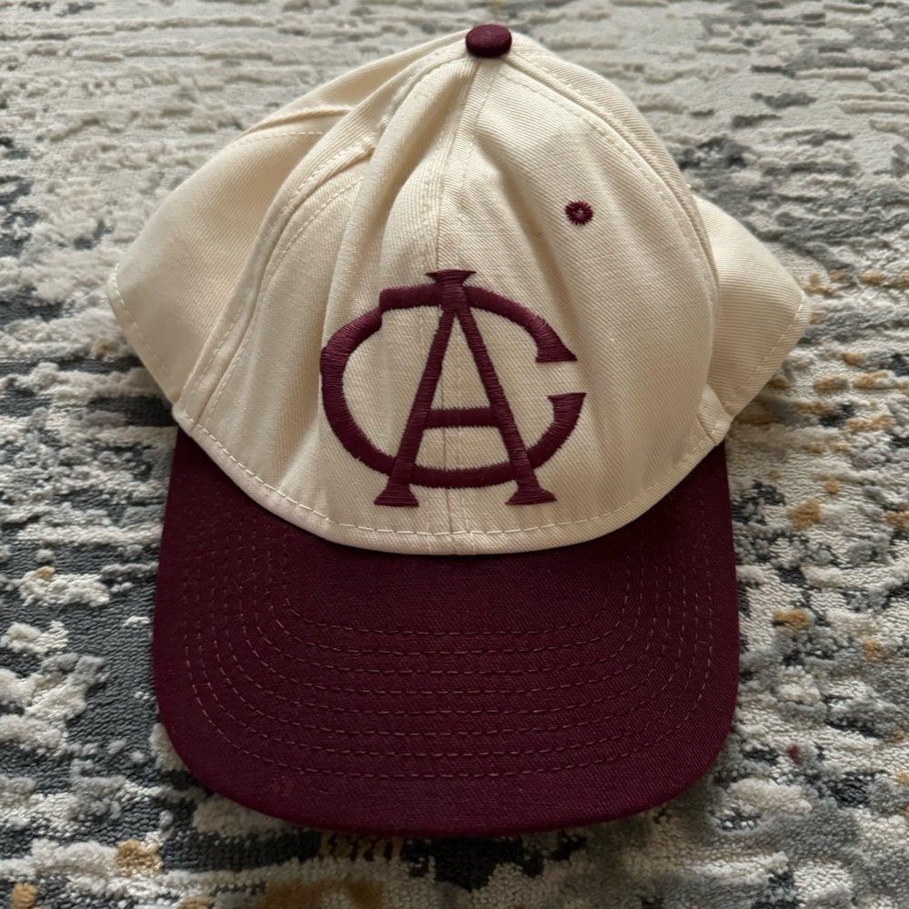 Chicago American Giants Vintage 1990s Negro League Baseball Large Fitted Cap Hat